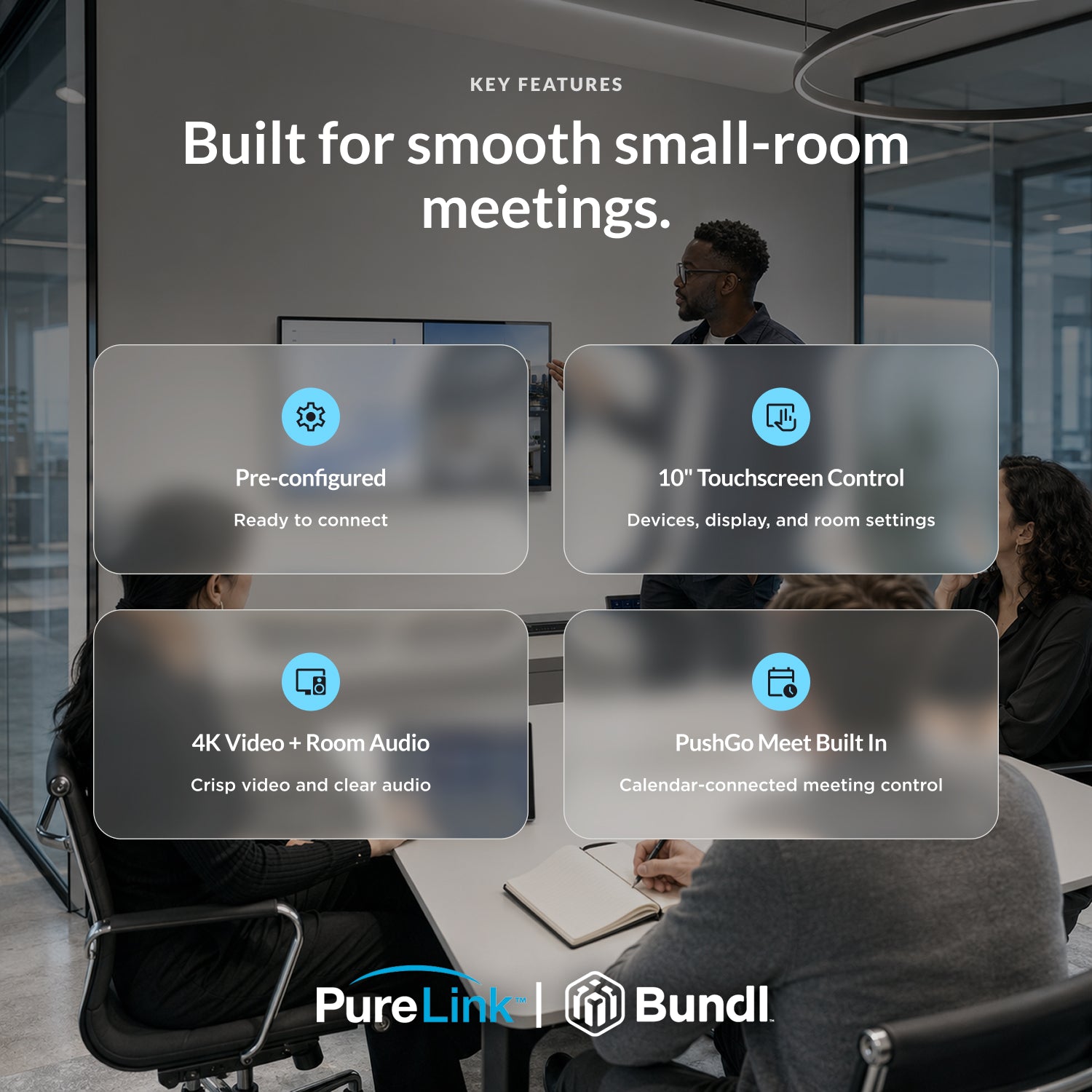 PureLink PushGo Alta - Plug-and-Play Meeting Space System