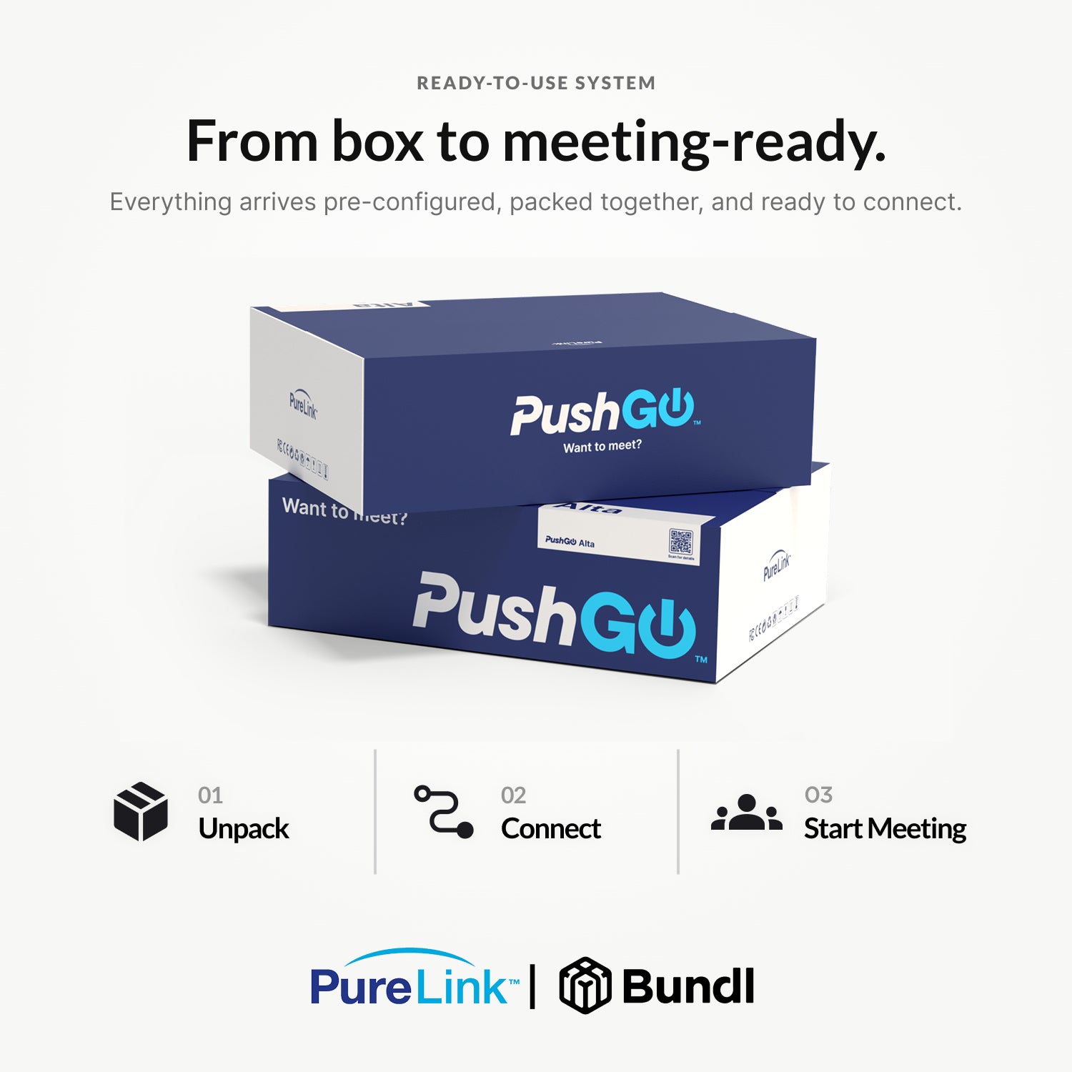 PureLink PushGo Alta - Plug-and-Play Meeting Space System