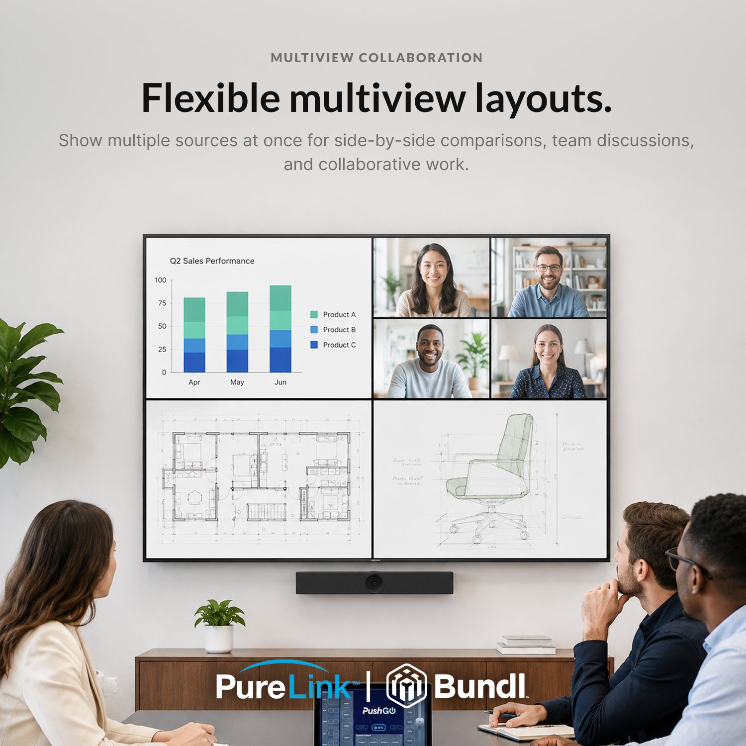 PureLink PushGo Alta - Plug-and-Play Meeting Space System