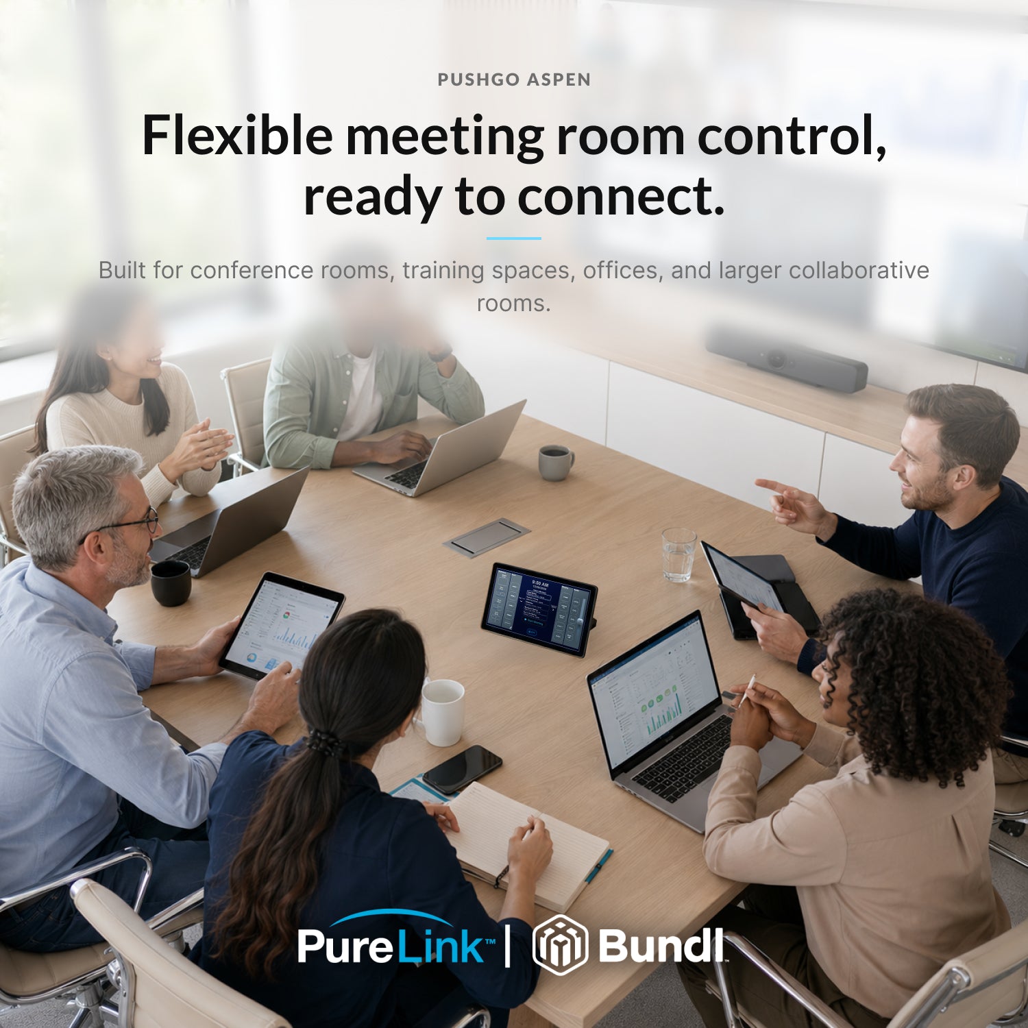 PureLink PushGo Aspen – Advanced Plug-and-Play Meeting System