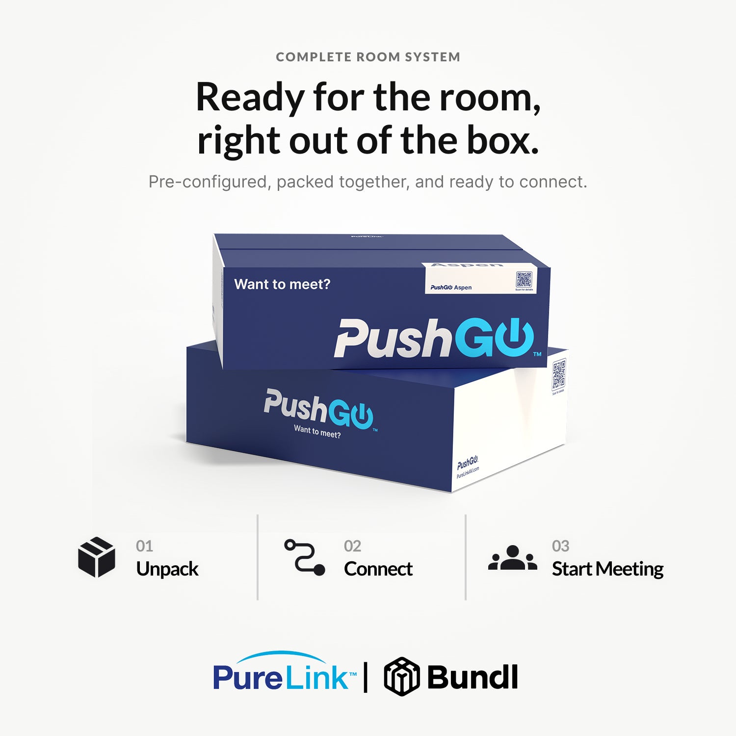 PureLink PushGo Aspen – Advanced Plug-and-Play Meeting System