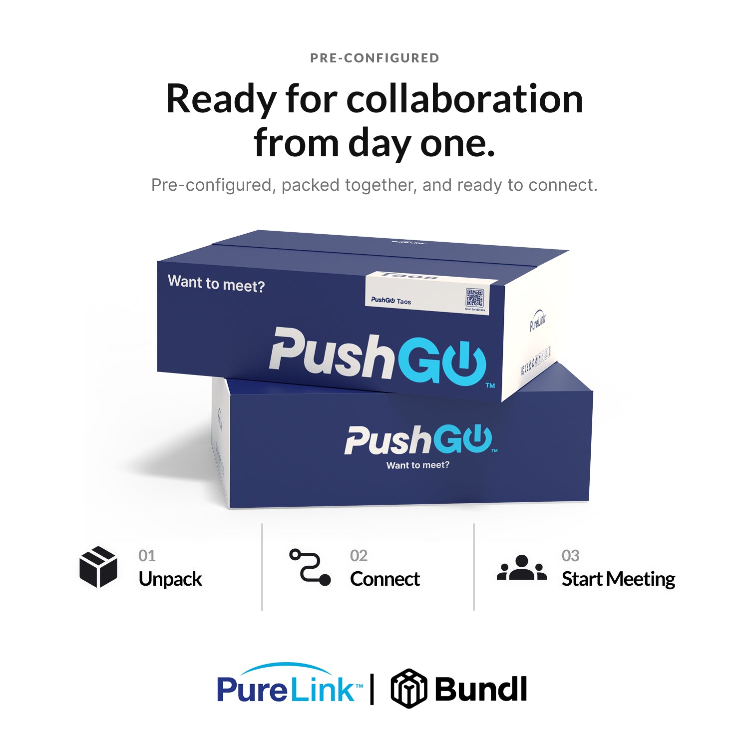 PureLink PushGo Taos – Collaborative Plug-and-Play Meeting System