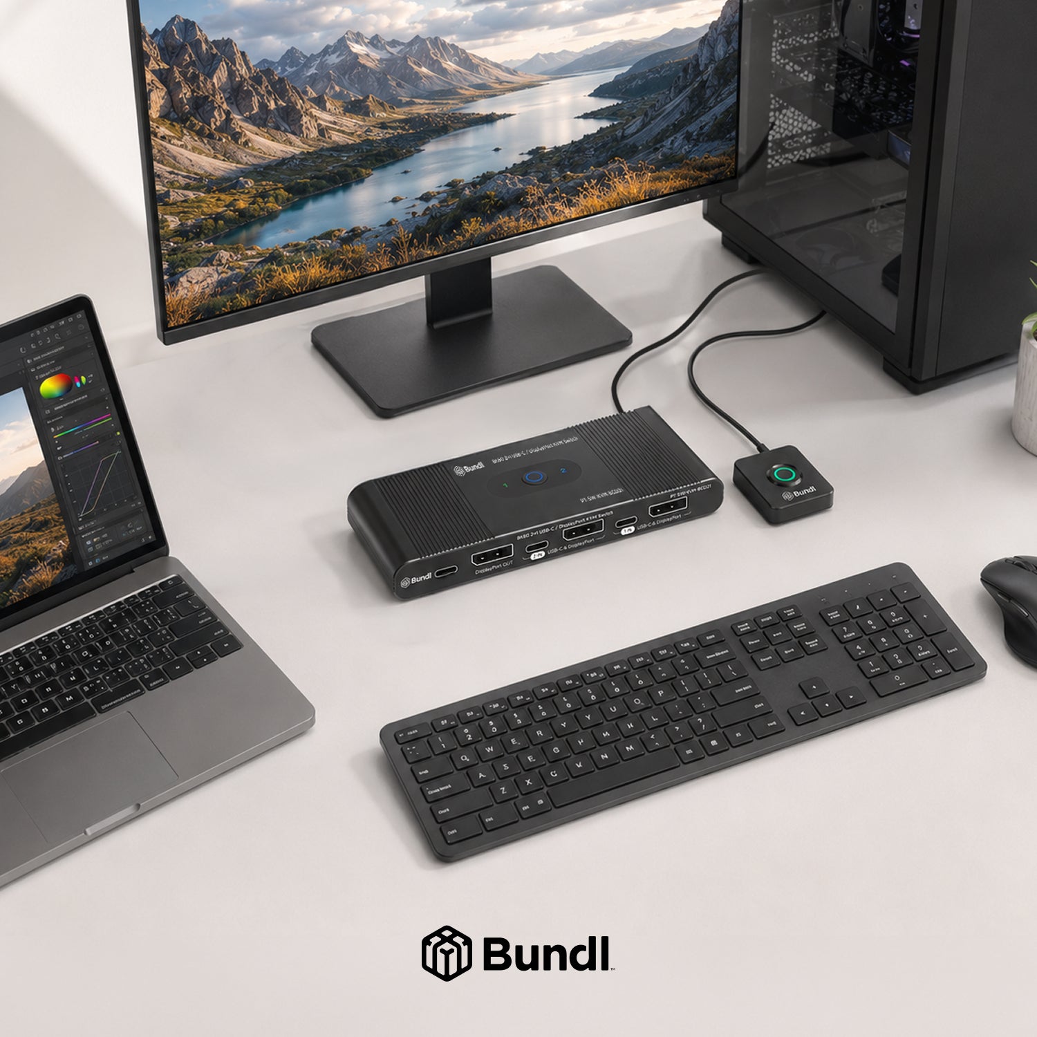 8K60 2×1 USB-C / DisplayPort KVM Switch