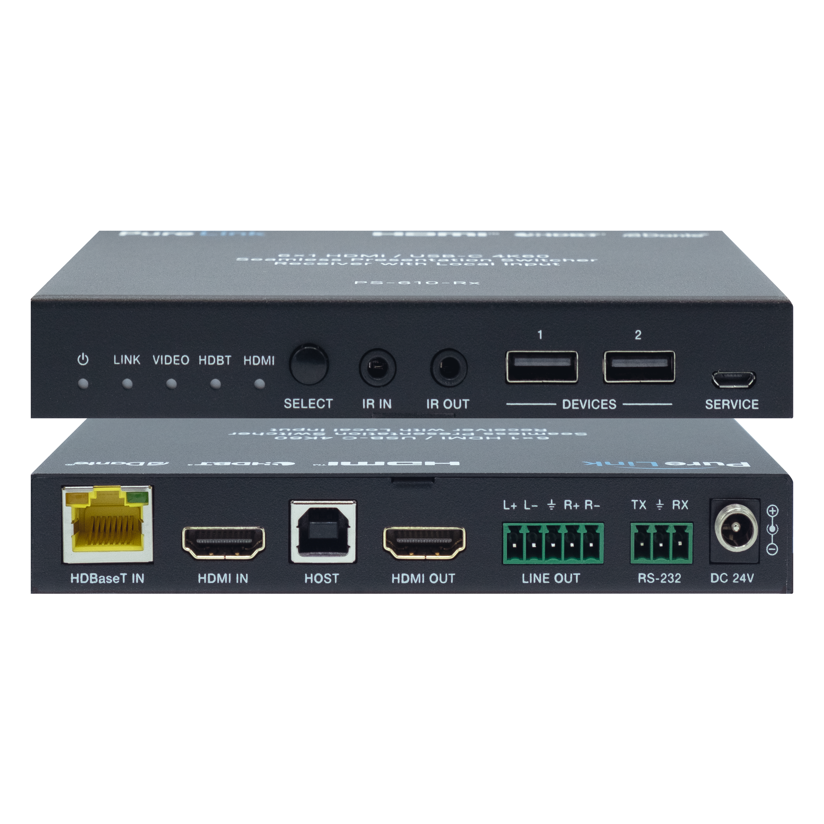 PureLink 6×1 4K60 Presentation Switcher with Multiview