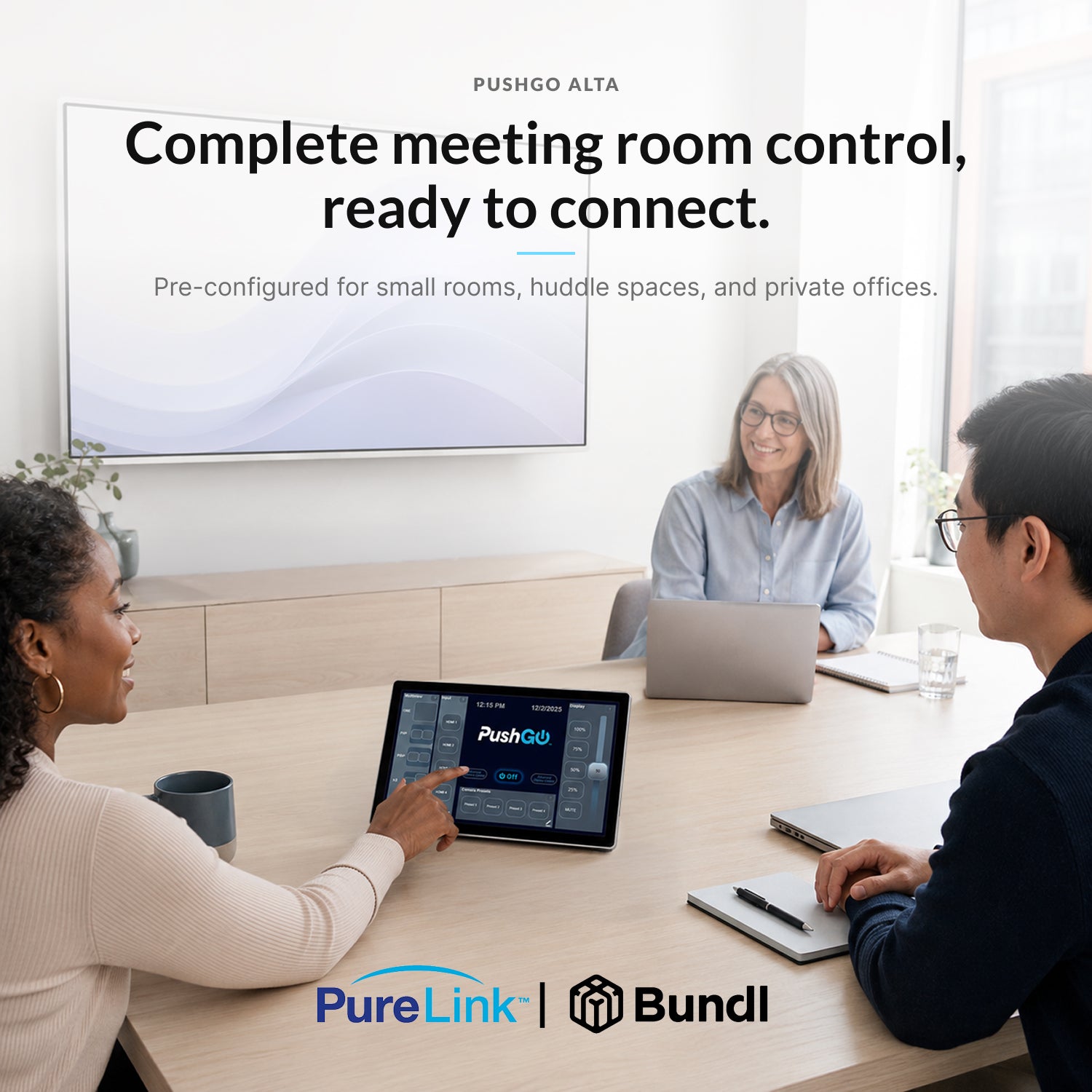 PureLink PushGo Alta - Plug-and-Play Meeting Space System