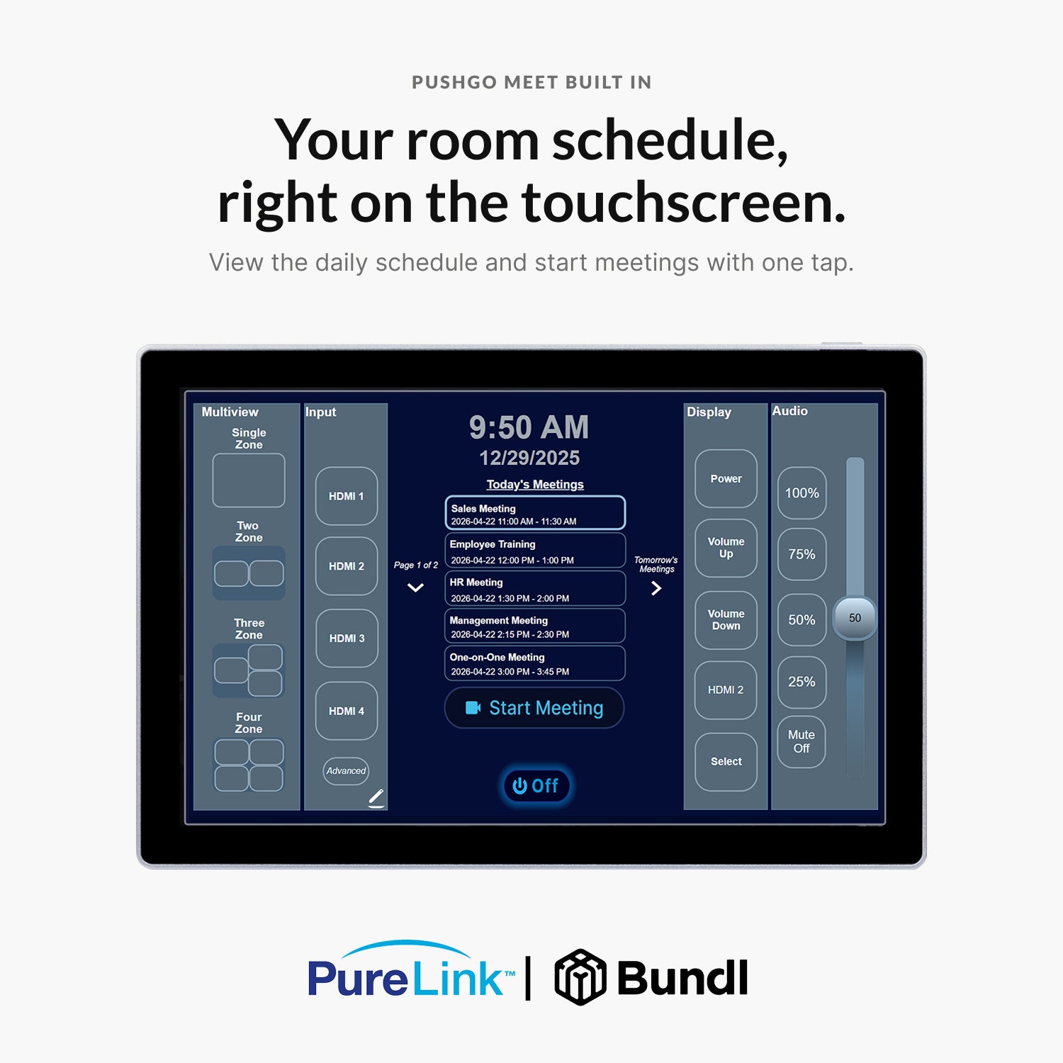 PureLink PushGo Aspen – Advanced Plug-and-Play Meeting System