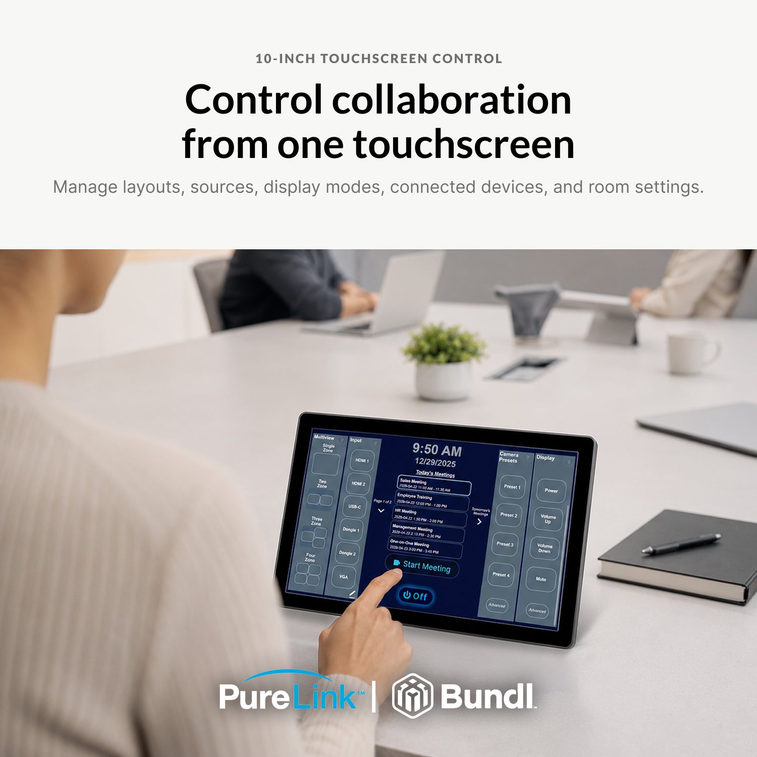 PureLink PushGo Taos – Collaborative Plug-and-Play Meeting System
