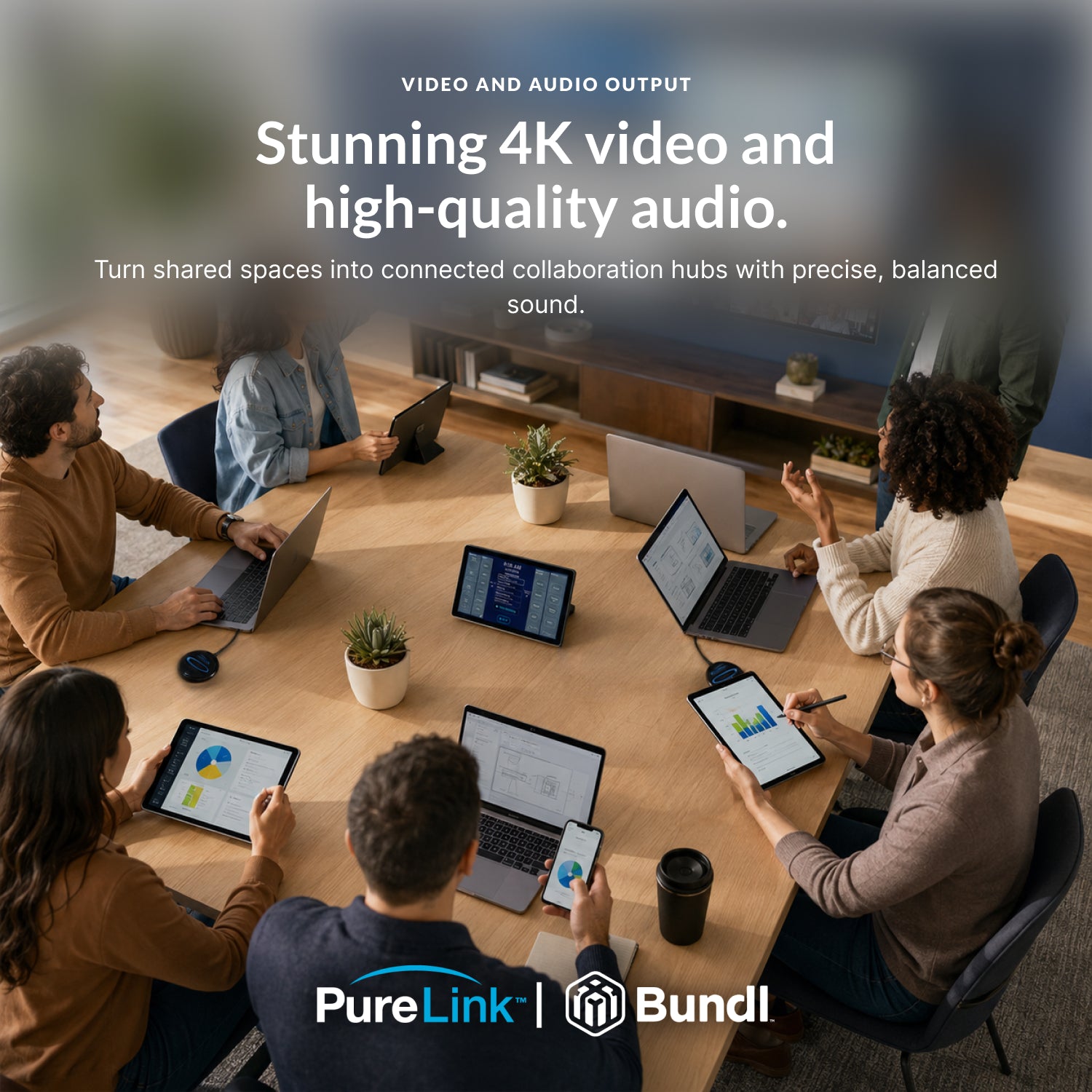 PureLink PushGo Taos – Collaborative Plug-and-Play Meeting System