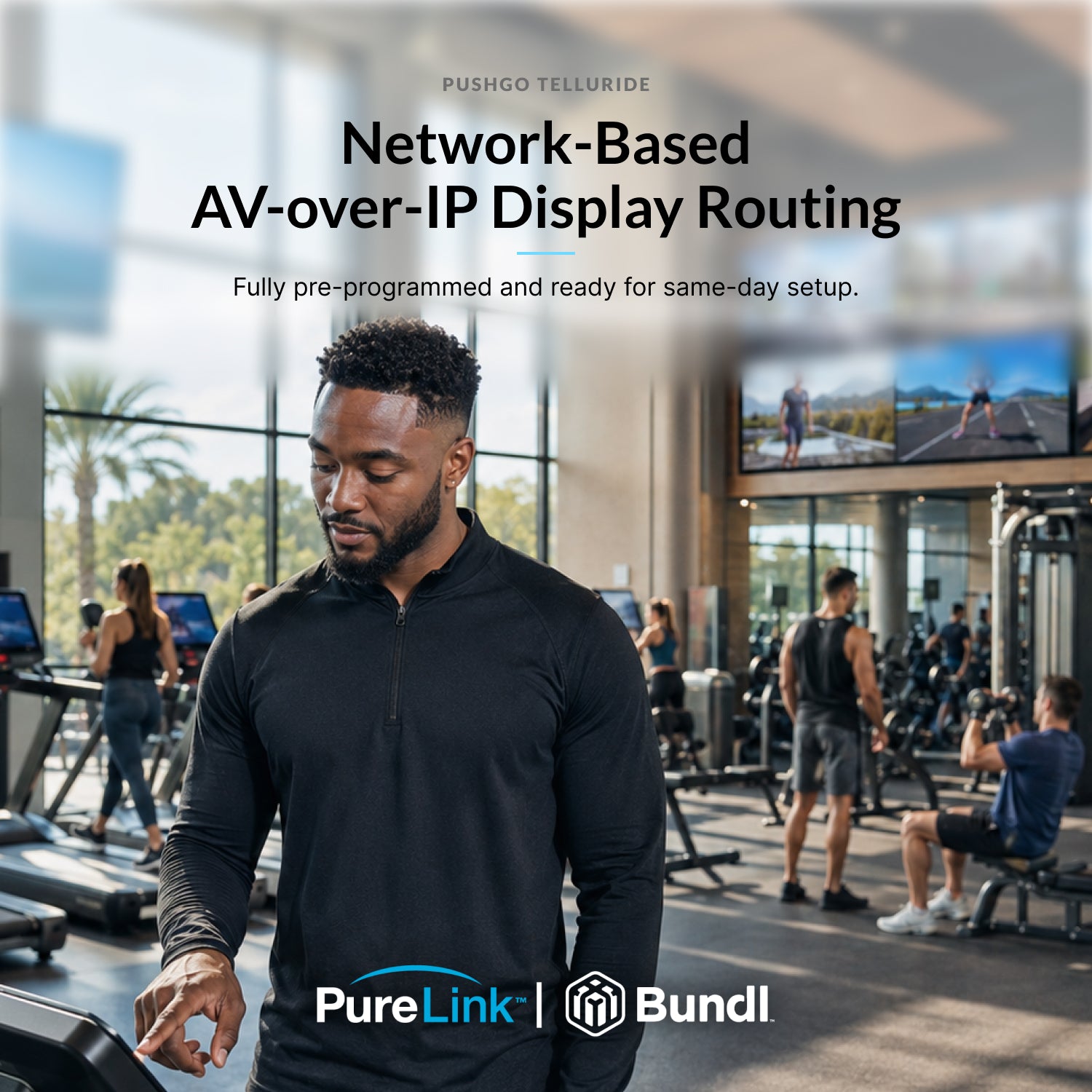PureLink PushGo Telluride – Scalable AV over IP Streaming System for Restaurants, Worship Spaces, and Fitness Centers