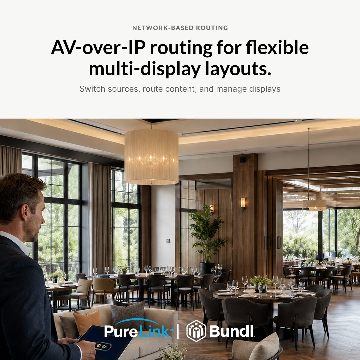 PureLink PushGo Telluride – Scalable AV over IP Streaming System for Restaurants, Worship Spaces, and Fitness Centers