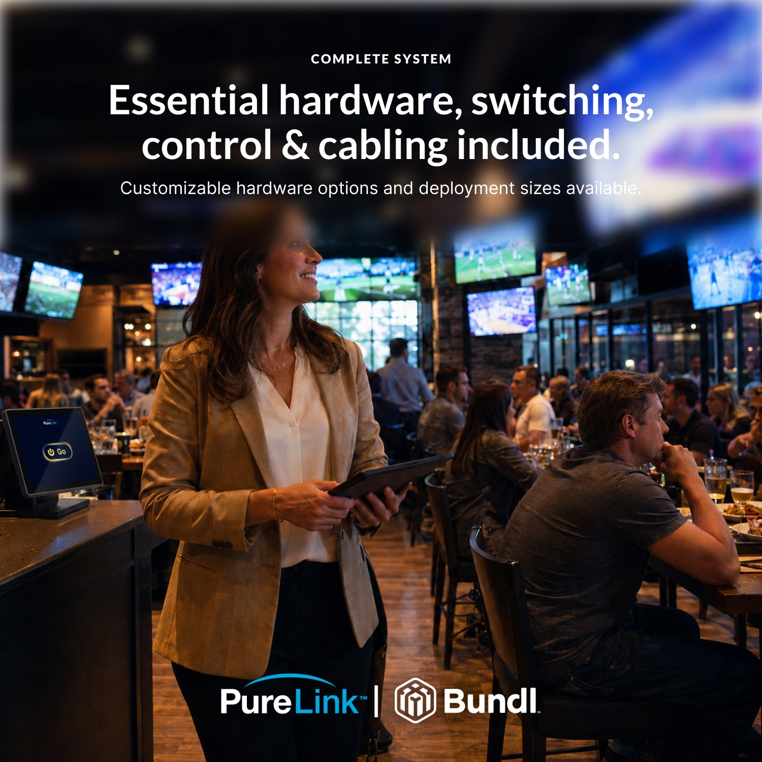 PureLink PushGo Telluride – Scalable AV over IP Streaming System for Restaurants, Worship Spaces, and Fitness Centers
