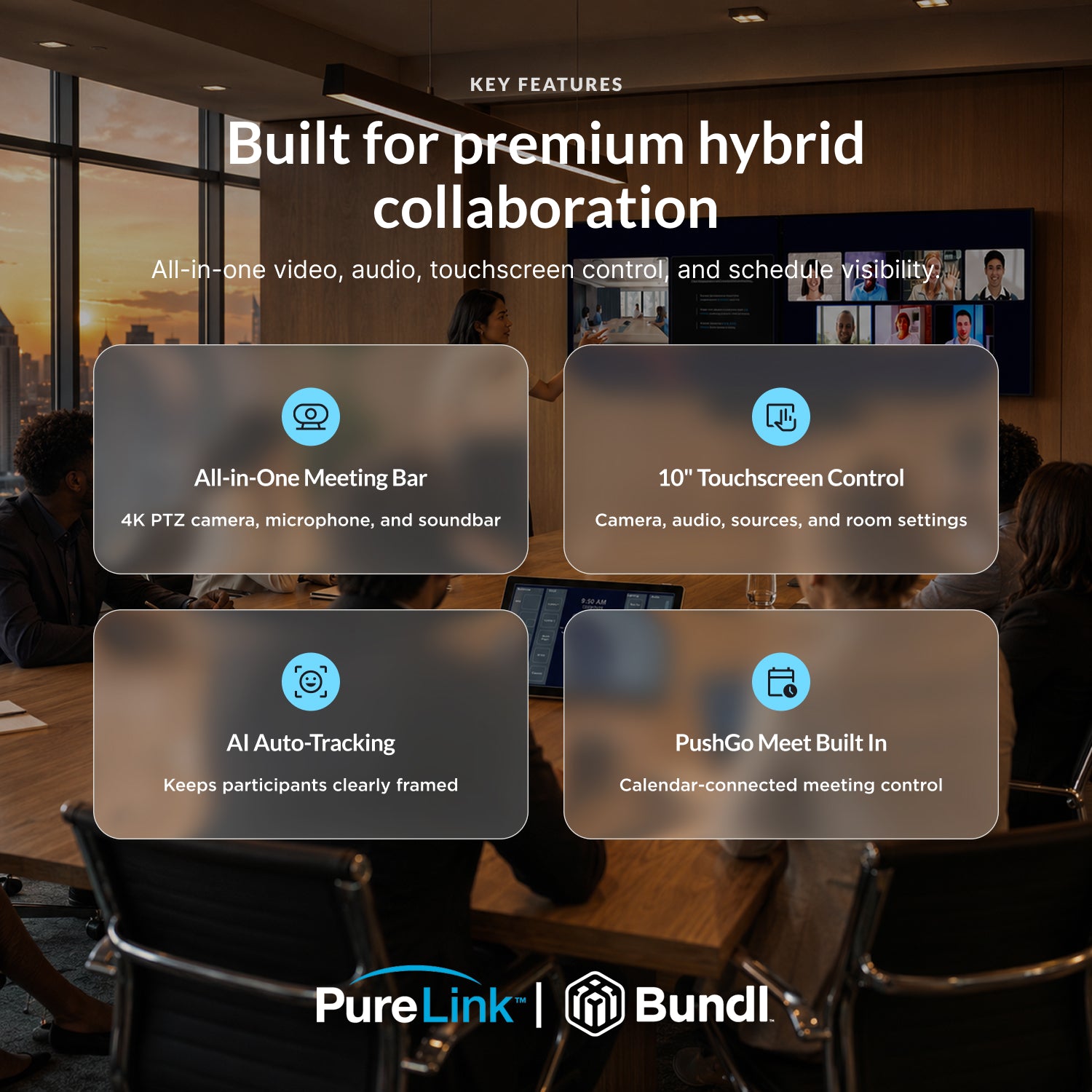 PureLink PushGo Vail – All-in-One Remote Meeting System