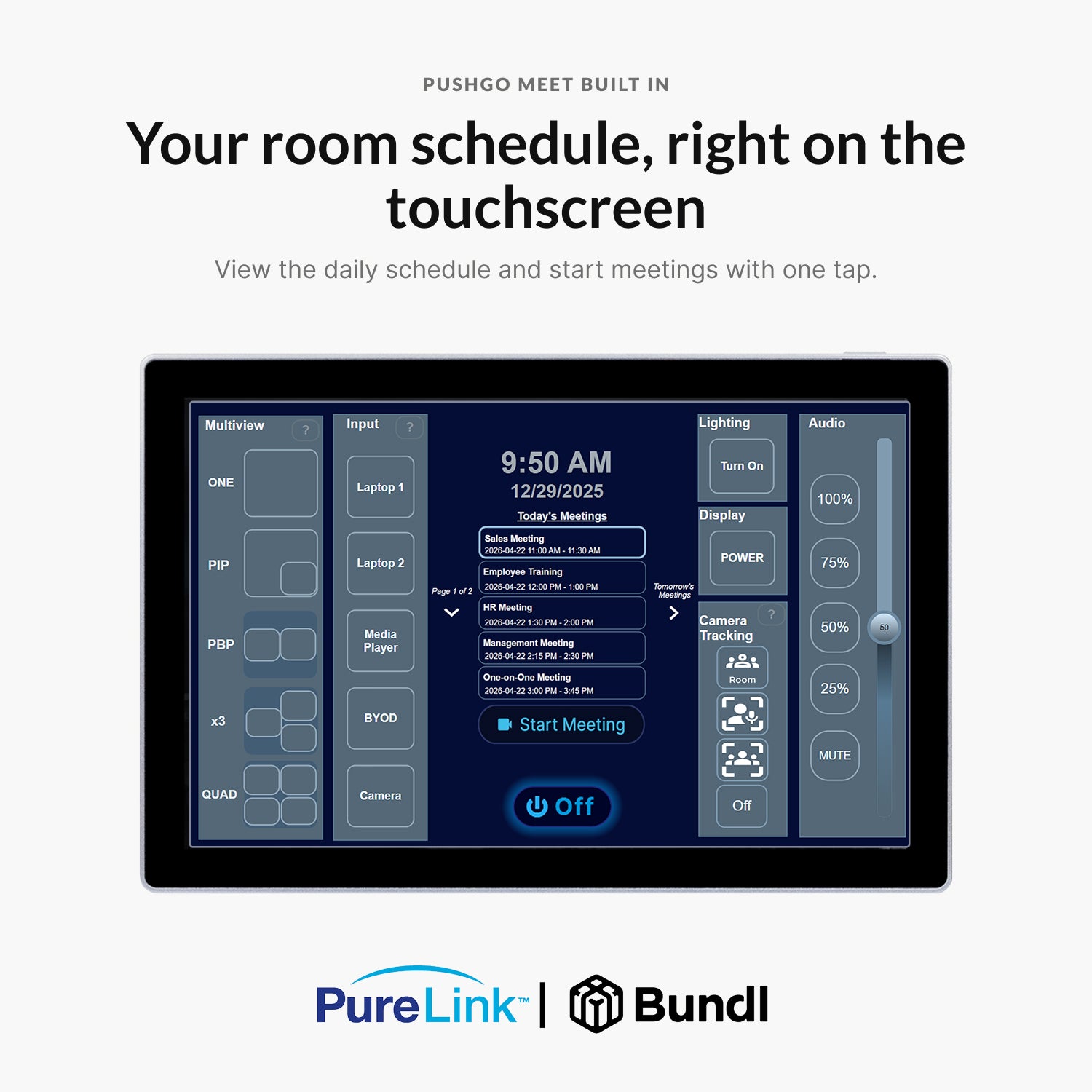 PureLink PushGo Vail – All-in-One Remote Meeting System