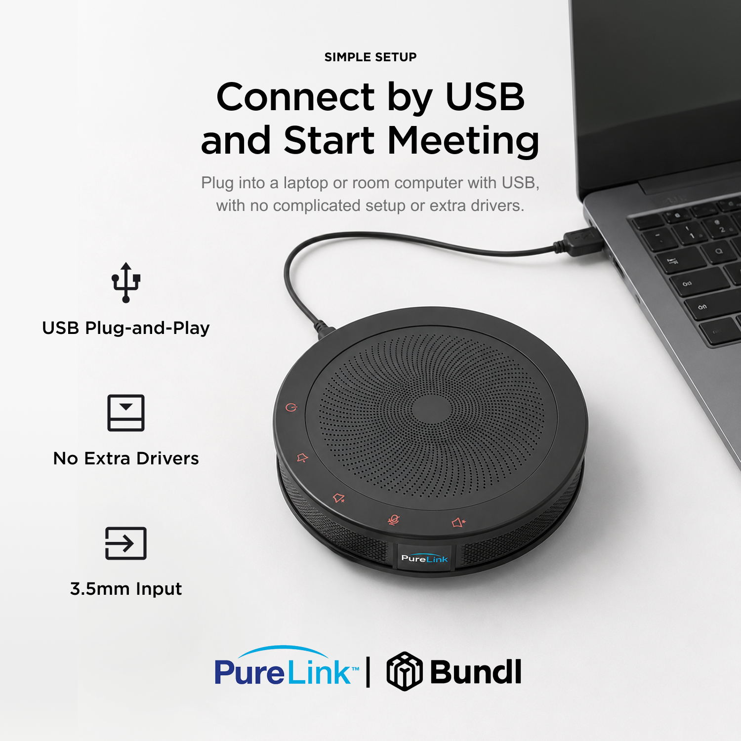 PureLink USB Speakerphone for Small and Medium Meetings