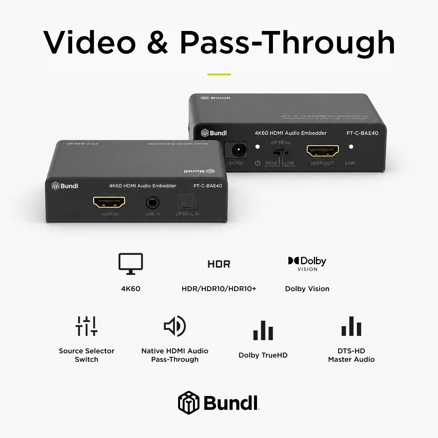 4K60 HDMI Audio Embedder