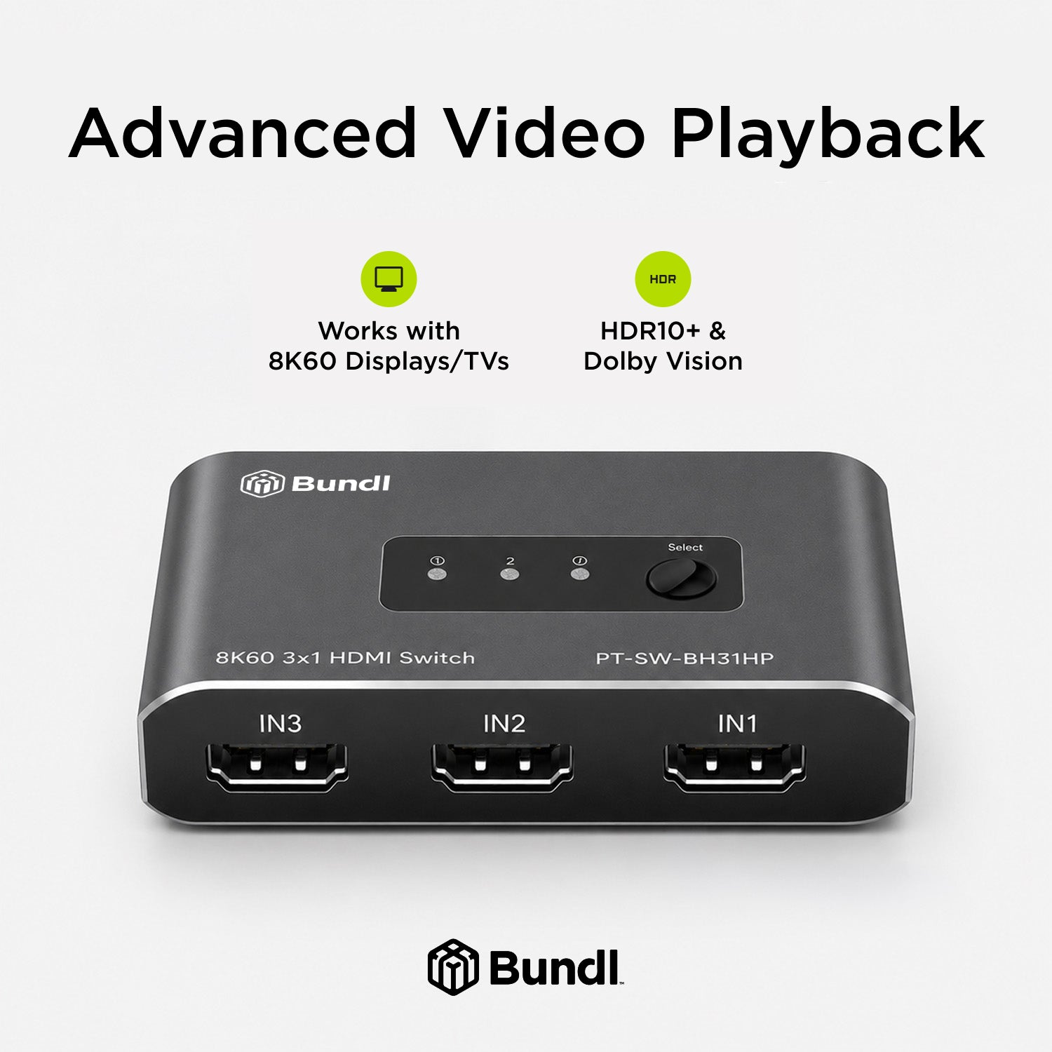 8K60 3×1 HDMI Switch