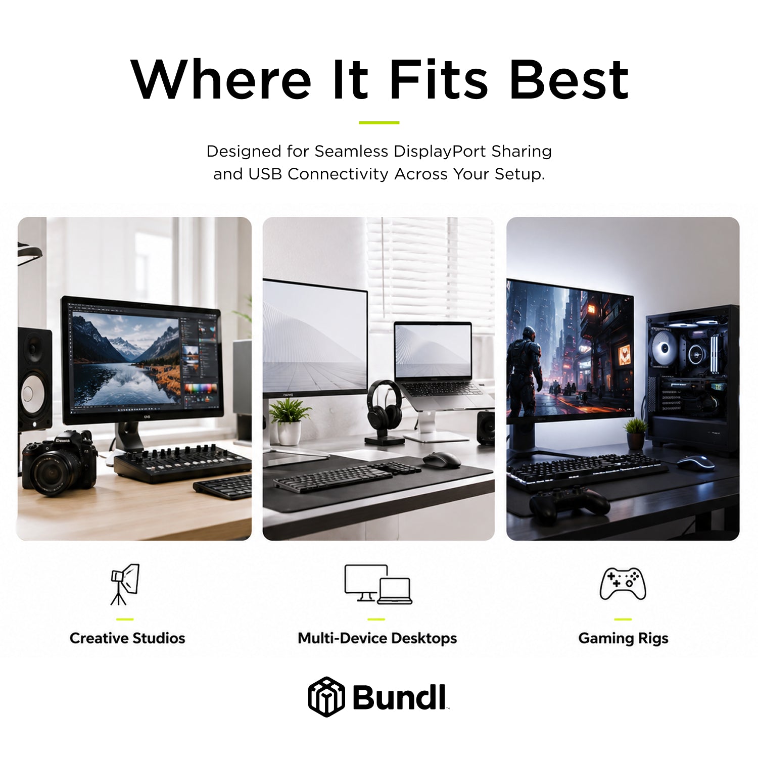 8K60 2×1 USB-C / DisplayPort KVM Switch