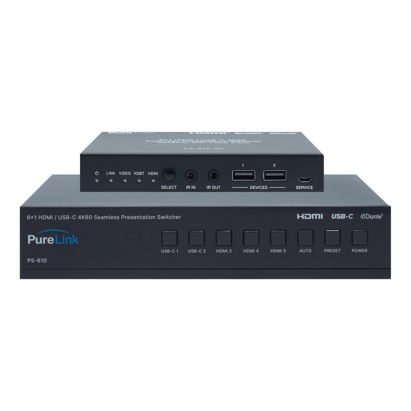 PureLink 6×1 4K60 Presentation Switcher with Multiview